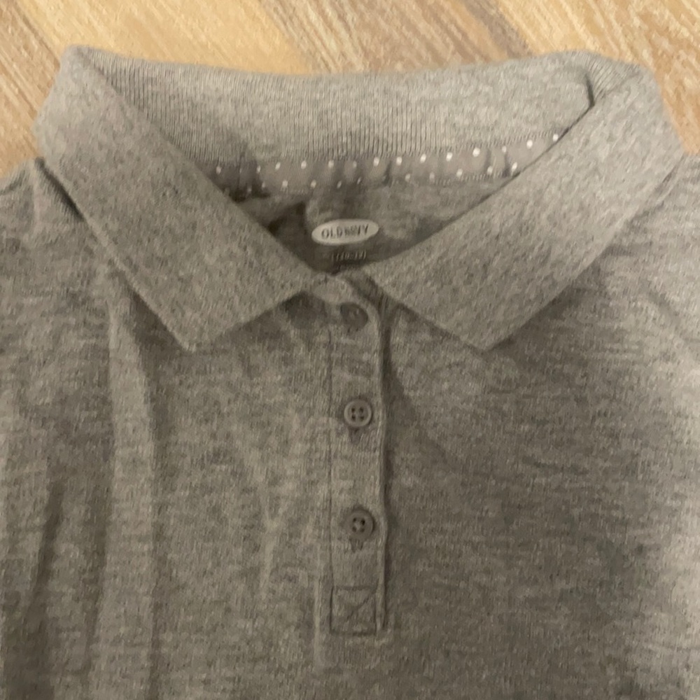 Old Navy- Grey Polo Shirt